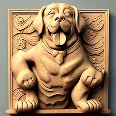 3D модель Кліффорд із Big ed Dog Clifford (STL)